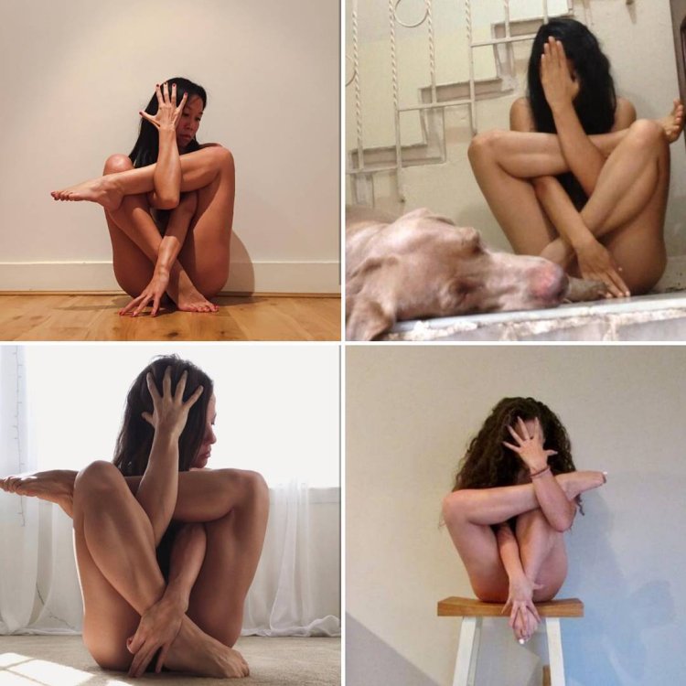 Naked yoga from Instagram