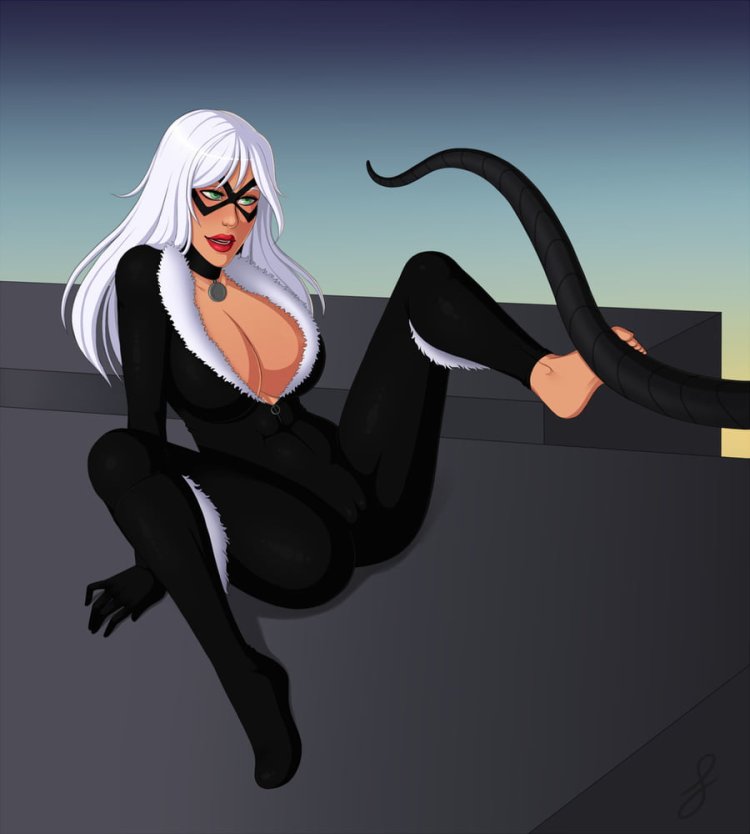 Marvel Black Cat Feet Porn - Black cat nude mode - 70 photo